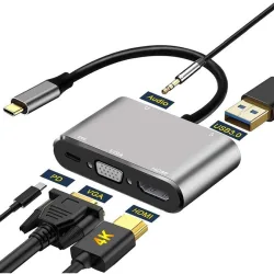 USB C to HDMI, VGA, USB, Charging Port kenya