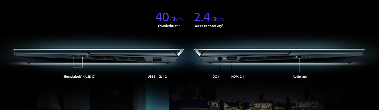 Asus Zenbook UX582F Connectivity