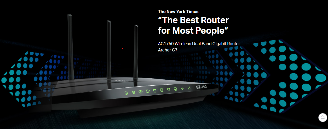 Archer C7 AC1750 Wireless Dual Band Gigabit Router Banner