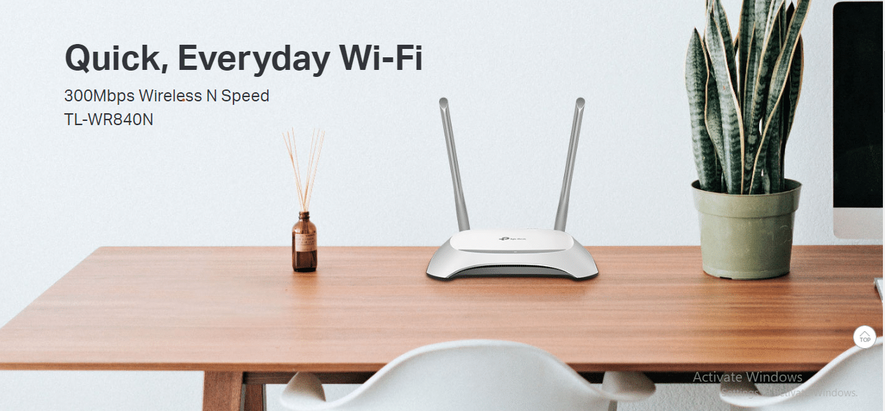 TP-Link -WR840 Wifi Router Banner