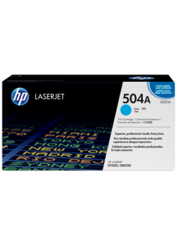 HP 504A Cyan LaserJet Toner Cartridge