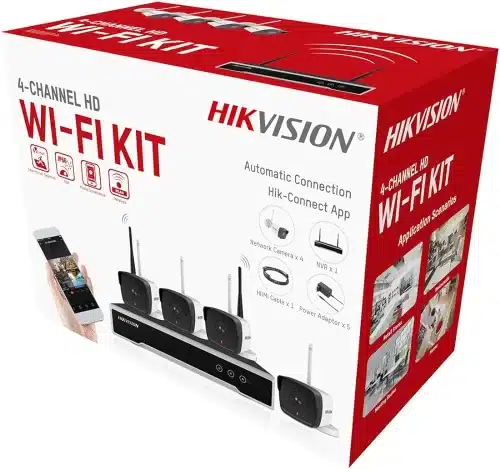4 Channel HD camera 4MP WiFi Kit in Kenya