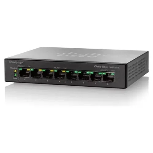 Cisco-SF100D-08-8-Port-Desktop-10-100-Switch in Kenya