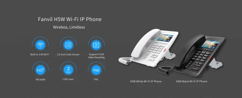 Fanvil H5W WiFi IP Phone price in Kenya banner