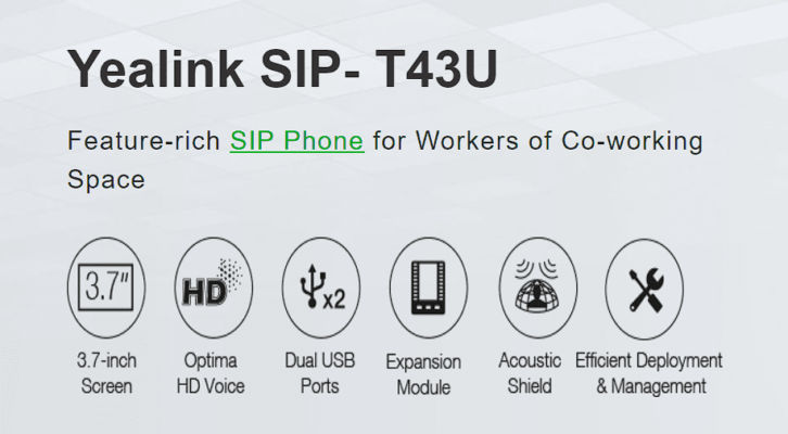 Yealink T43U IP Phone
