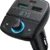 UGREEN Bluetooth Car Charger (5.0+PD+QC3.0+USB Flash Drive+TF) (Black) - CD229