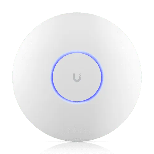 WiFi 7 with 6 GHz Support: Experience next-generation wireless technology with WiFi 7 compatibility, providing faster speeds and reduced interference for seamless connectivity in even the most challenging environments. 6 Spatial Streams: Harness the power of 6 spatial streams to optimize network performance and enhance throughput, ensuring smooth and efficient data transmission across your network. Exceptional Coverage: With a coverage area of up to 140 m² (1,500 ft²), the U7-PRO delivers expansive coverage, ensuring reliable connectivity throughout your facility without dead zones or signal degradation. High Device Capacity: Support for 300+ connected devices ensures that your network can handle the demands of modern IoT devices, smartphones, laptops, and more, without sacrificing performance or reliability. Power over Ethernet (PoE+): Powered using PoE+, the U7-PRO simplifies installation and eliminates the need for additional power outlets, providing flexibility and convenience in deployment. 2.5 GbE Uplink: Benefit from ultra-fast data transfer speeds with a 2.5 GbE uplink, enabling seamless connectivity to your network backbone for high-speed data transmission and low-latency performance. WiFi 7 with 6 GHz Support: Experience next-generation wireless technology with WiFi 7 compatibility, providing faster speeds and reduced interference for seamless connectivity in even the most challenging environments. 6 Spatial Streams: Harness the power of 6 spatial streams to optimize network performance and enhance throughput, ensuring smooth and efficient data transmission across your network. Exceptional Coverage: With a coverage area of up to 140 m² (1,500 ft²), the U7-PRO delivers expansive coverage, ensuring reliable connectivity throughout your facility without dead zones or signal degradation. High Device Capacity: Support for 300+ connected devices ensures that your network can handle the demands of modern IoT devices, smartphones, laptops, and more, without sacrificing performance or reliability. Power over Ethernet (PoE+): Powered using PoE+, the U7-PRO simplifies installation and eliminates the need for additional power outlets, providing flexibility and convenience in deployment. 2.5 GbE Uplink: Benefit from ultra-fast data transfer speeds with a 2.5 GbE uplink, enabling seamless connectivity to your network backbone for high-speed data transmission and low-latency performance.