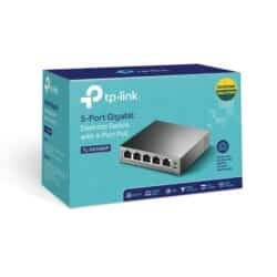 TP-Link 6-Port 10/100Mbps Desktop Switch with 4-Port PoE+ - TL-SF1006P